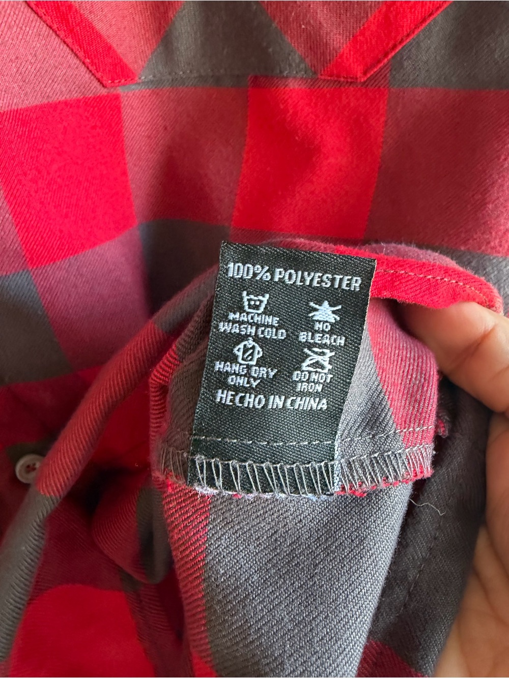Dixxon 50/50 Flannel LT Men’s Nib Shirt 
Red and Grey Plaid Size: XXL - Picture 5 of 8